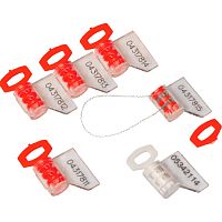 Пломба пластиковая роторная с тросом Европартнер 13 0130 2 10 шт. картинка 